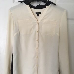 Black and white blouse by Talbots